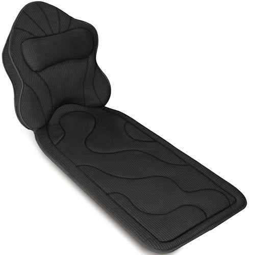 Poemland Full Body Bath Pillow for Tub-Extra Thick Bathtub Pillow with Head & Neck Support, Luxury Tub Pillow for Comfort, Non-Slip Bath Cushion for Women, Men & Seniors, Bathroom Accessories