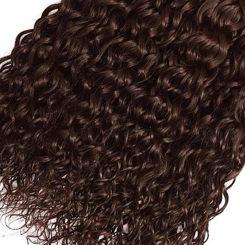 Giginger Bundles Human Hair 22 24 26 Inch Chocolate Brown Deep Wave Human Hair Bundles Deep Curly Unprocessed Quick Weave Soft Sewn In Hair Extensions for Black Women