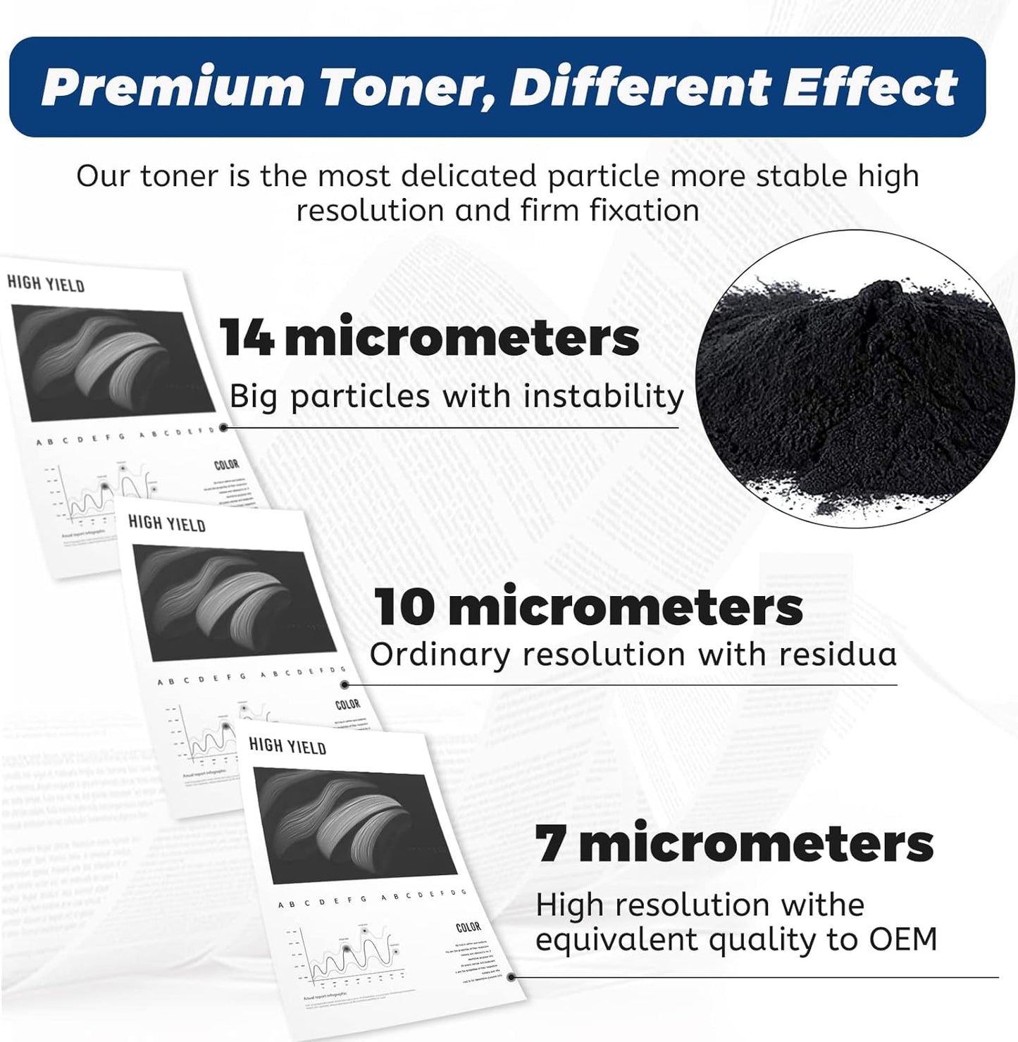 212A W2120A Black Toner Cartridge,Compatible Replacement for HP 212 A 212X W2120X, for Color Laserjet Enterprise M554 M555 Flow MFP M578 Printer, with Upgraded Chip,No Fading,No Streak