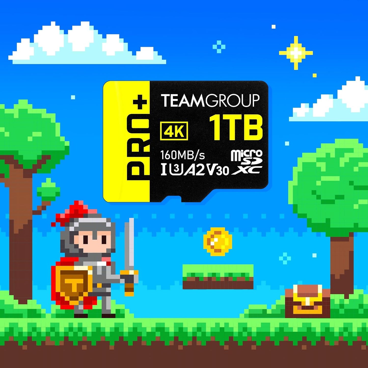 TEAMGROUP A2 Pro Plus Card 128GB x 2 Pack Micro SDXC UHS-I U3 A2 V30, R/W up to 160/110 MB/s for Nintendo-Switch, Gaming Devices, Tablets, Smartphones,4K Shooting, with Adapter TPPMSDX128GIA2V3064