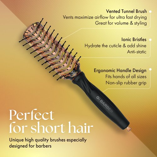 Olivia Garden Barber Wave Box Set, 5-Piece Collection of Professional Styling Tools