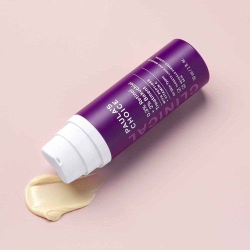 Paula's Choice CLINICAL 0.3% Retinol + 2% Bakuchiol Face Serum Treatment, Anti-Aging Serum for Face with Ceramides, Hylauronic Acid, Vitamin C & E, Deep Wrinkles & Fine Lines, Fragrance-Free, 1 oz