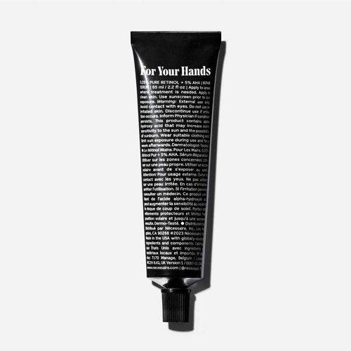 Nécessaire The Retinol Duo – Body + Hand Retinol Set for Crepiness, Wrinkles & Uneven Tone – Fragrance-Free, Fast-Absorbing Night Treatments – Dermatologist-Tested, Vegan – 2 x Targeted Serums