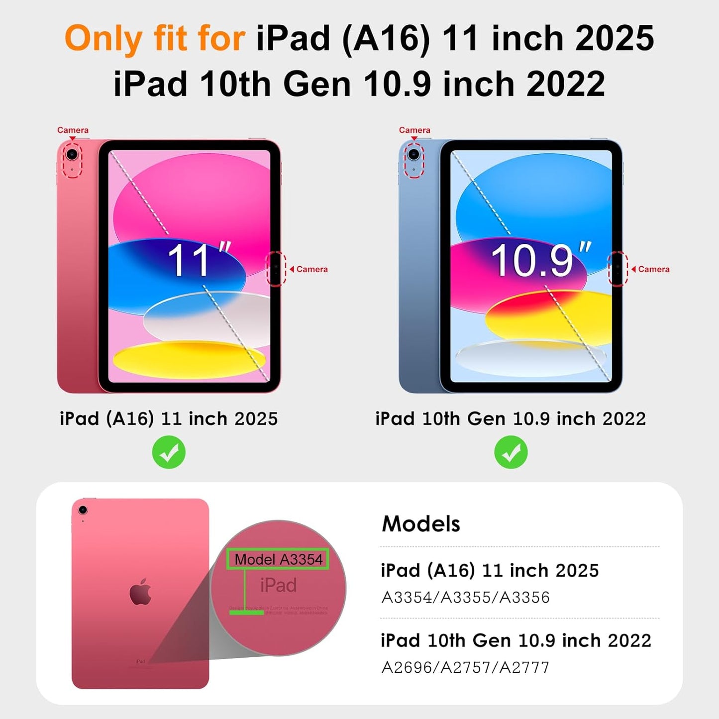 DTTO for iPad 11th (A16,2025)/ 10th Generation (10.9",2022) Case with Keyboard, 7 Colors Backlit Wireless Detachable Keyboard Premium Leather Folio Cover with Pencil Holder & Pocket, Midnight Green
