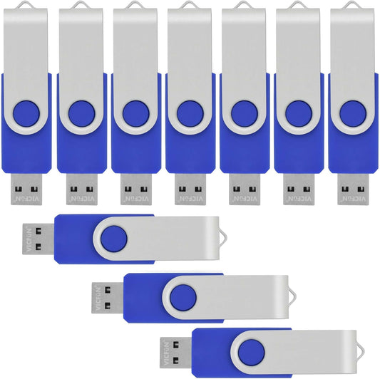 50 Pack 16GB USB Flash Drives Bulk 16GB Flash Drive 50 Pack USB2.0-Blue