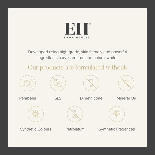 Emma Hardie 5pcs Amazing Travel Kit: 30ml Moringa Cleansing Balm, 50ml Moringa Luxury Bath & Shower oil, 50ml Moringa Luxury Body Butter, 20ml Moisture Boost Vit C Cream, 5ml Brilliance Facial Oil