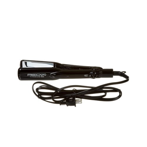 RED Pro Titanium 460 Styler Flat Iron, 1 1/2" for Silk Pressing & Keratin Treatments, Eliminates Frizz, Instant Heat, Auto Shut-Off, Heavy Duty Swivel Cord