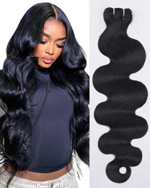 Lucklady 16A Raw Bundles Human Hair Body Wave, 22 Inch Body Wave Bundles Human Hair, Triple Lifespan Virgin Remy hair
