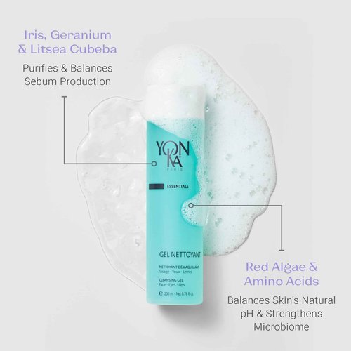 Yon-Ka Cleansing and Hydrating Skincare Set | Lotion PS Toner for Dry or Sensitive Skin and Gentle Foaming Face Wash and Makeup Remover | Set of 2, 6.76 fl oz and 6.8 fl oz