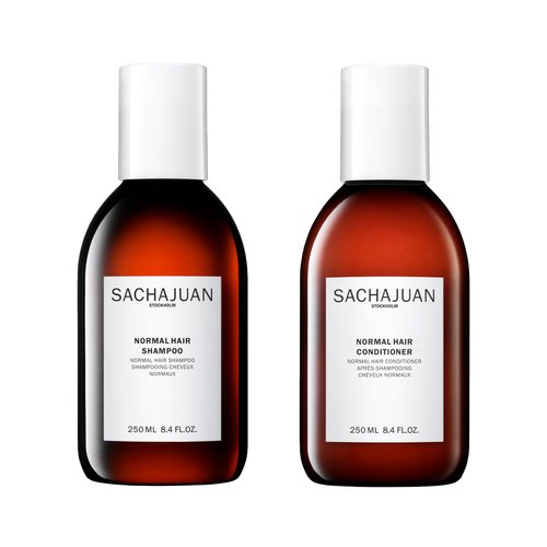 SACHAJUAN Normal Hair Shampoo and Conditioner Set | Ocean Silk Technology for Everyday Cleansing, Volume & Shine | Lightweight Hydration & Detangling | Vegan & Paraben-Free | Pack of 2 (8.4 oz)