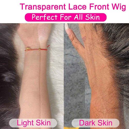 bangjazz Lace Front Wigs Human Hair Water Wave Wig 180% Density Brazilian Virgin Hair Pre Plucked with Baby Hair Wigs for Black Women Deep Water Wig 16 Inch Natural Color (16 Inch,Water Wave Wigs)