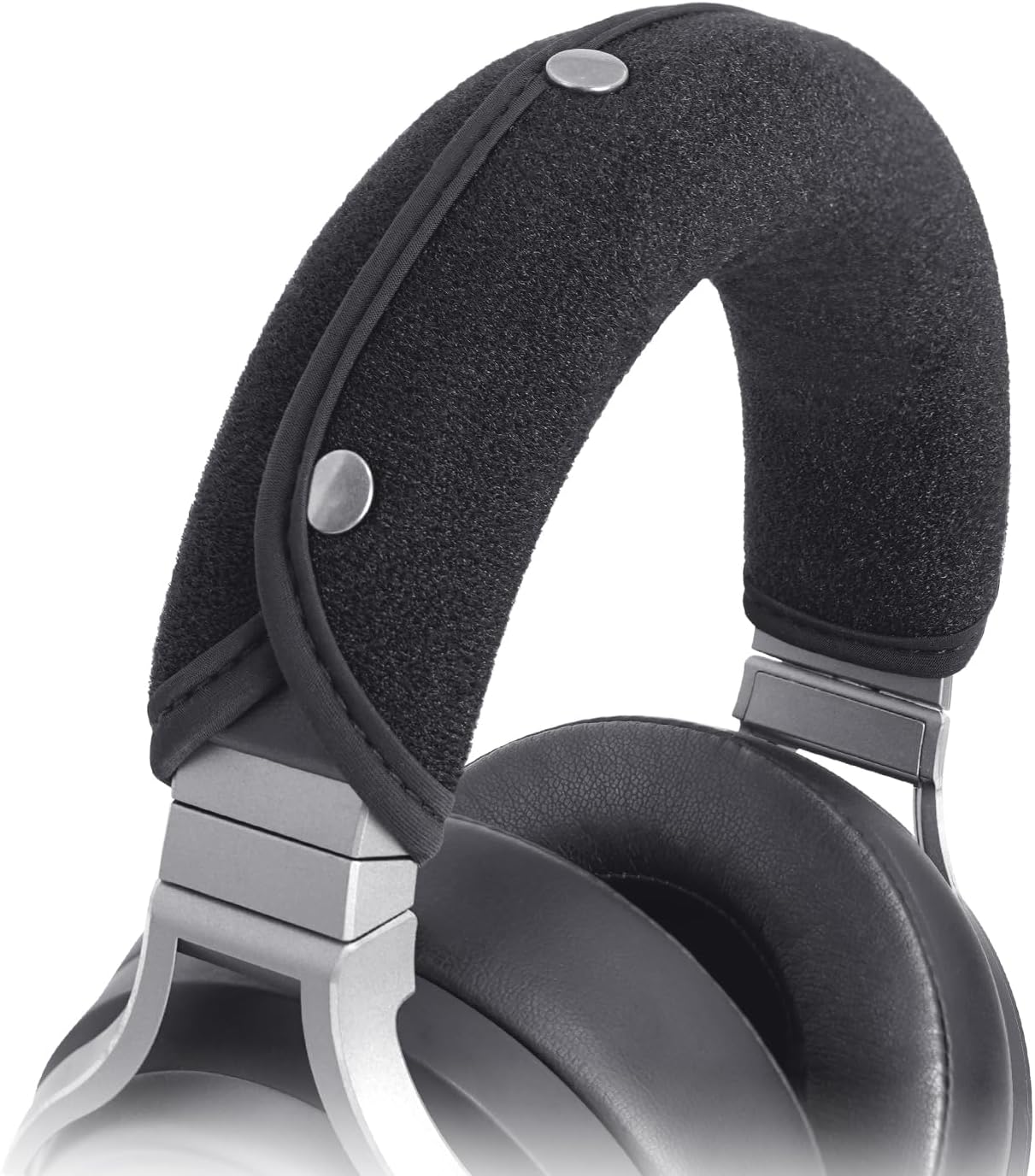 GEVO Replacement Headphone Headband Cover for Corsair Virtuoso, Audio Technica ATH M Series M50X, M50XBT, M50, M40X & More, Cushion Pad Protector Repair Part, Easy Installation No Tool Needed (Black)
