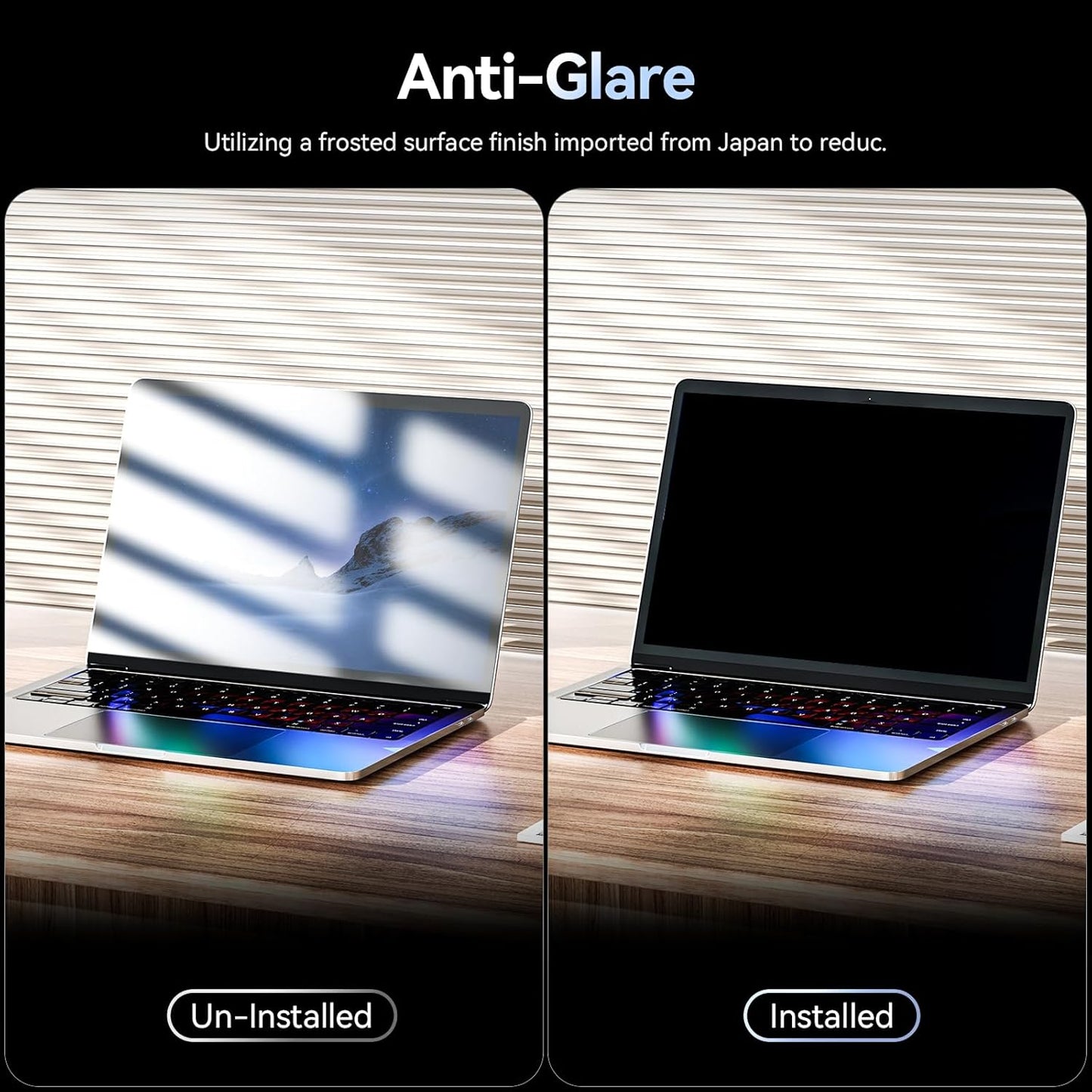 Magnetic 14 Inch Laptop Privacy Screen for 16:10 Computer Monitor, Removable Anti Glare Blue Light Filter Protector, 14 in Privacy Shield Compatible with Lenovo Hp Dell Acer Asus Thinkpad Envy Xps