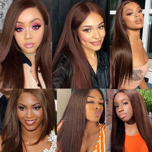 Condescension Human Hair Bundles 26 28 30 Inch Color 4 Straight Wave Human Hair Bundles Unprocessed Brazilian Virgin Hair for Black Women