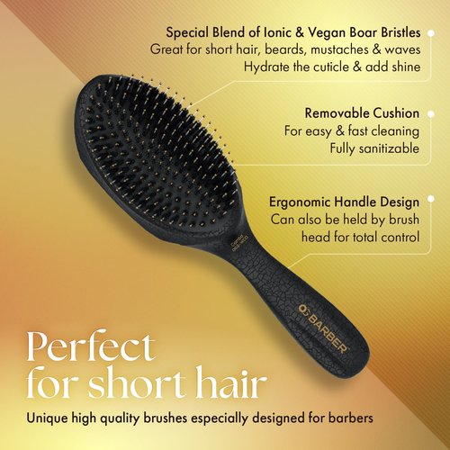 Olivia Garden Barber Wave Box Set, 5-Piece Collection of Professional Styling Tools