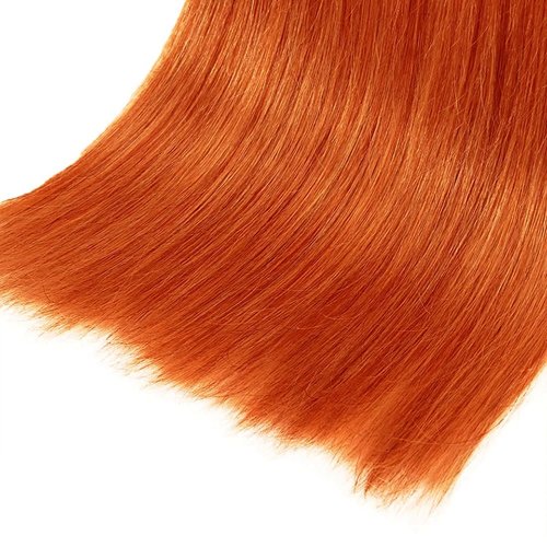 Giginger Brazilian Human Hair Bundles 18 20 22 inch Orange Straight Bundles 350 Color Ginger Orange Unprocessed Virgin Quick Weave Hair for Black Women