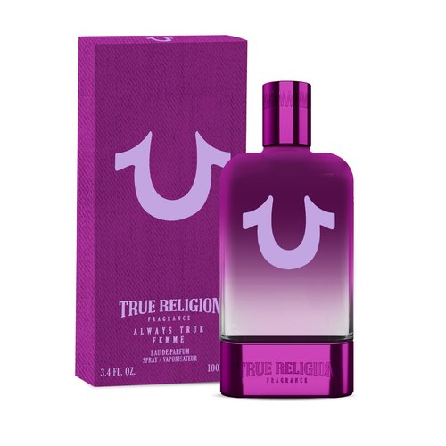 True Religion Always True Femme - 3.4 fl oz EDP - Women's Perfume - amber, fruity, floral - grapefruit, mandarin, plum, jasmine, rose, orange blossom, tonka, amber, vanilla