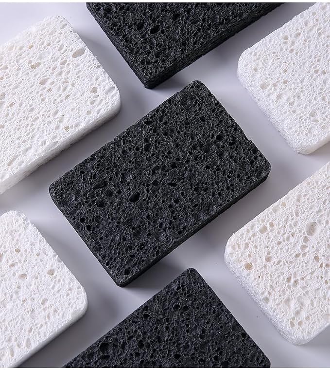 36 - Pack Non-Scratch Scrub Sponges - Sponges for Dishes and Washing Dishes, Cleaning Sponges for Kitchen Home and More（Black+White）