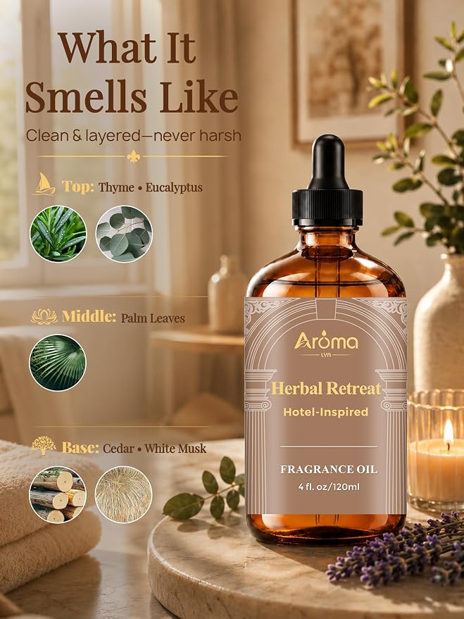 Herbal Retreat - Hotel Collection Diffuser Oil | Clean Herbal Spa Scent