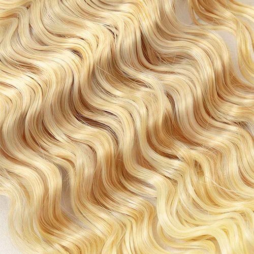 34 34 34 inch P27/613 Human Hair Bundles Blonde Deep Wave Bundle #613 Human Hair 3 Bundles Two Tone 613 Deep Wave Bundle