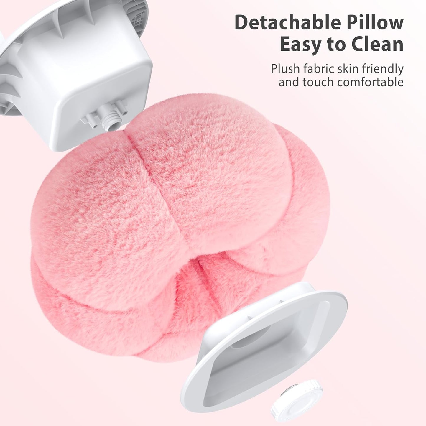 CreaDream Pumpkin Tablet Pillow Stand Holder for Kindle iPad, Adjustable Phone Pillow Stand for Lap Bed with Detachable Snack Bowl, Compatible with 4.7"-13" Tablet, iPad, iPhone, Samsung Tabs, Kindle