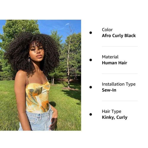 Mongolian Afro Kinky Curly Human Hair 3 Bundles 20 20 20 Afro Curly Weave Hair Extensions for Black Women Unprocessed Virgin Hair Afro Kinky Human Hair Bundles Natural Color