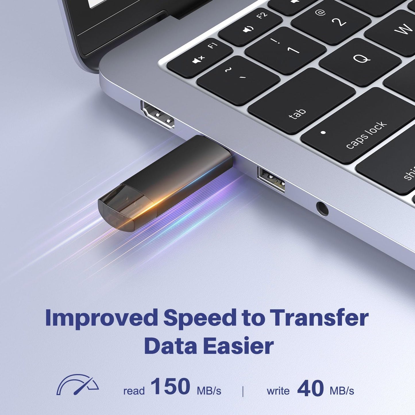 128GB USB C Flash Drive Dual USB 3.1 Flash Drive Type C + USB A Portable Type-C Flash Drive 2-in-1 USB-C Thumb Drive for Smartphone Tablet Computer Mac iPhone 15 Black