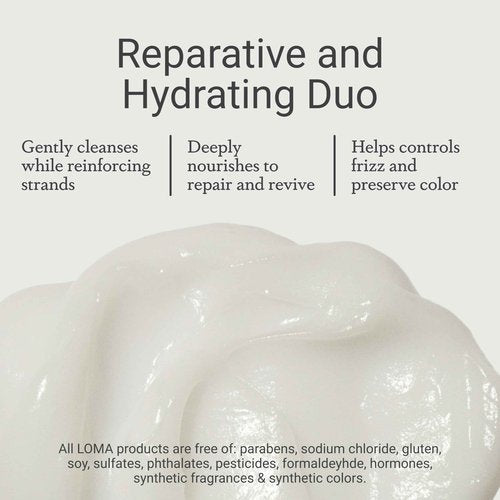LOMA Nourishing Shampoo and Nourishing Conditioner (DUO PACK) 33 Ounce (Liter)
