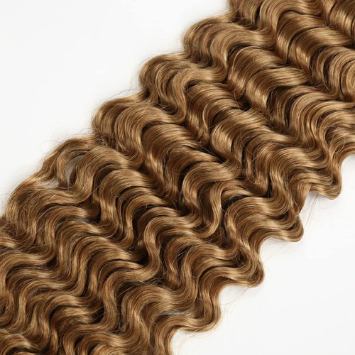 Condescension Brazilian Human Hair Bundles 18 20 22 Inch Deep Wave 3 Bundles Human Hair 100% Unprocessed Remy Brazilian Virgin Weave Hair Honey Blonde 27 for Women