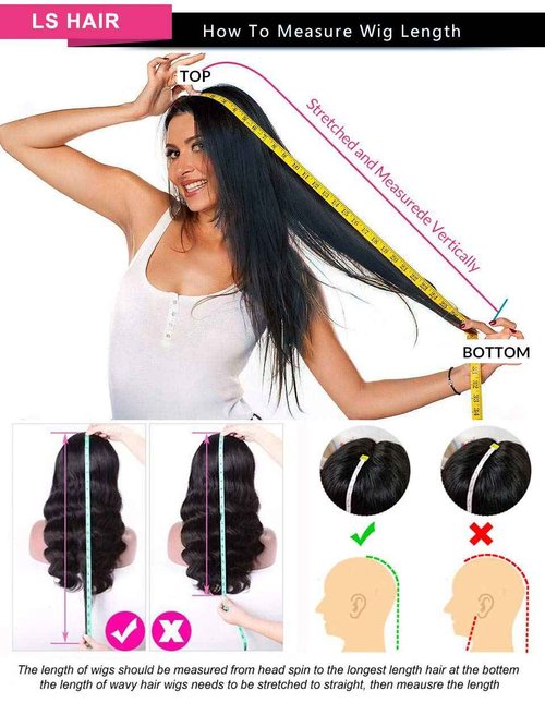 24 inch Lace Front Wigs Pre Plucked with Baby Hair Brazilian Body Wave Human Hair Wigs Unprocessed Brazilian Human Hair Wigs 150% Density Natural Hairline 13X4 Lace Front Wigs for Black Women