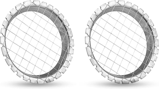 Stainless Steel Egg Chopper - Manual Hard Boiled Egg Dicer, Wire Potato & Carrot Salad Chopper Grid/Slicer, 2 Pcs