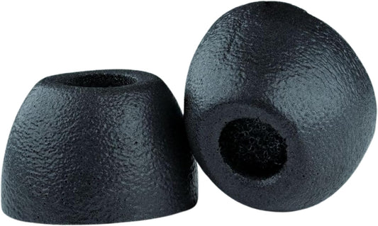 Comply 100 Core Series | Memory Foam Replacement IEM Ear Tips for Etymotic, Westone, Klipsch & More | Superior Noise Isolation, Ultimate Comfort, Secure Fit | Oval, Black, (S/M/L) (3 Pairs)