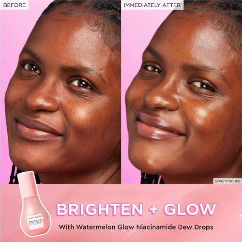 Glow Recipe Back to School Essentials Korean Skin Care Set - Watermelon Fine Mist, Dew Drops, PHA Facial Toner, Pink Juice Moisturizer, Strawberry Blur Drops, Glossy Balm & Compact Mirror (7 Count)