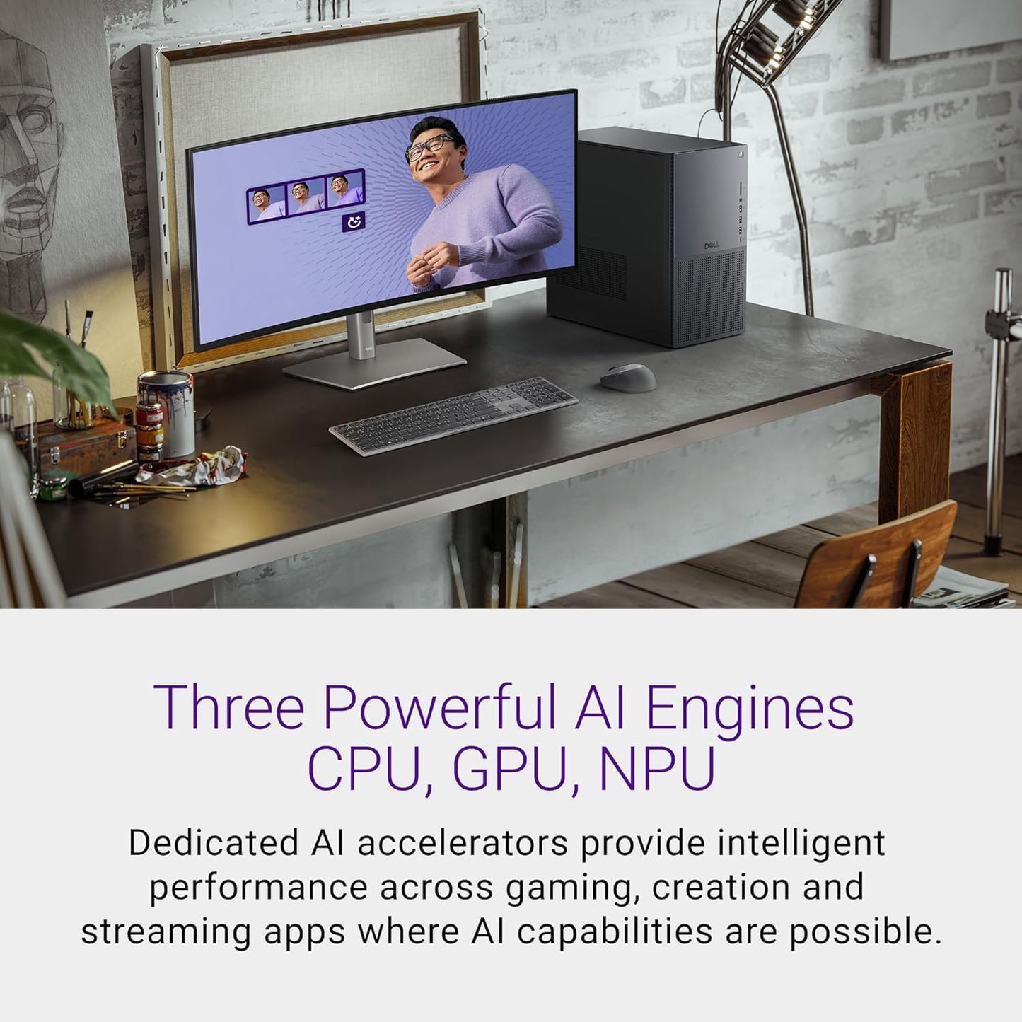 Dell Tower Plus EBT2250 Desktop Computer - Series 2 Intel Core Ultra 9 285 24-Core Processor up to 5.6 GHz, 64GB DDR5 RAM, 8TB SSD, Intel UHD Graphics 770, Windows 11 Pro, Graphite - EBT 2250