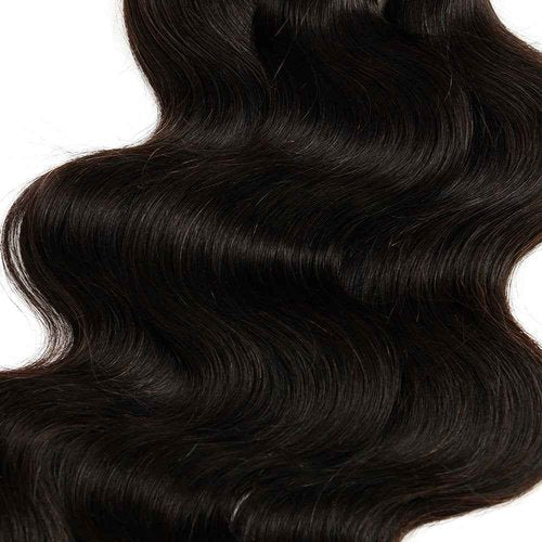 YAOJISUDAJI Bulk Human Hair Body Wave - 3 Bundles (150g) Natural Black 18"20"22" Weft-Free for Seamless Box & Boho Knotless Braids