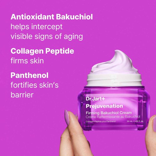 Dr.Jart+ Prejuvenation Firming Bakuchiol Cream for Slow Aging | Korean Anti Aging Face Cream | Korean Skin Care, 1.69 Fl Oz