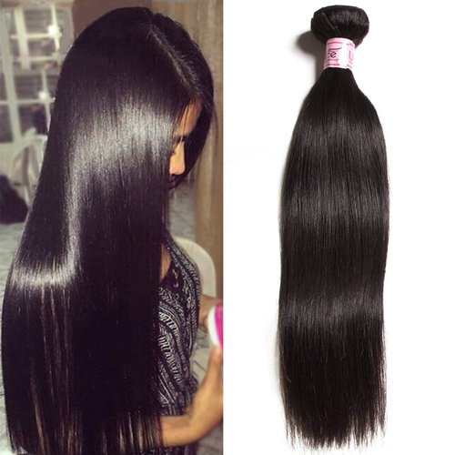 Unice Hair 10a Malaysian Straight Hair 1 Bundle Virgin Unprocessed Human Hair Weft Extensions Natural Color (20 inch)