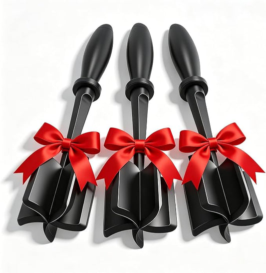 3Pcs Meat Chopper,Heat Resistant Up to 450°F Nylon Meat Masher with 5 Curved Blades & Non-Slip Handle,Ground Beef Chopper Tool for Hamburger,Non-Stick Masher for Kitchen,Dishwasher Safe