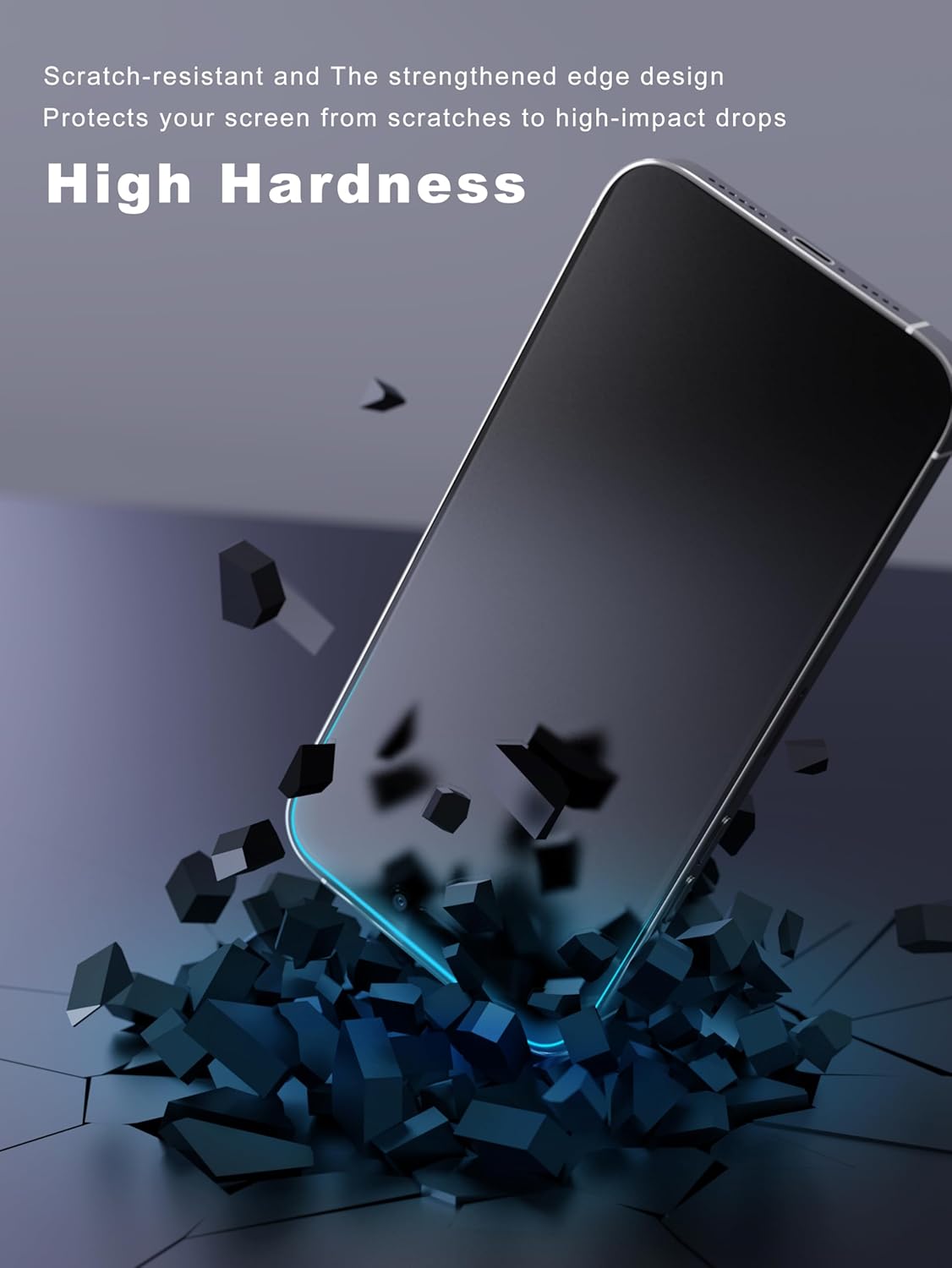 2 Pack Matte Screen Protector for iPhone 14 Pro -6.1 inch, Anti Fingerprint Anti Glare Screen Protector Tempered Glass Easy Installation