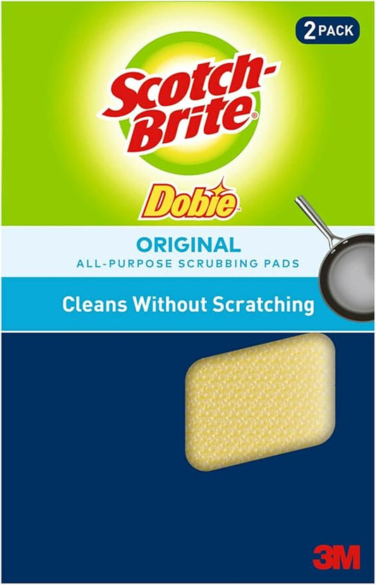 3M 722 Scotch-Brite Dobie Cleaning Pad 2-Pack
