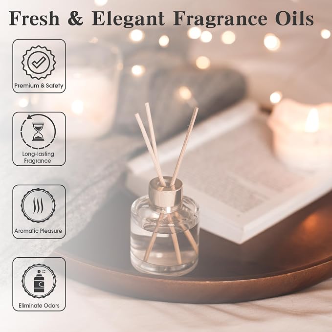PHATOIL J'eveil Fragrance Oil 3.38 FL.OZ Diffuser Oil for Aromatherapy | Long lasting scent for diffusers & humidifiers; ideal for home aromatherapy, yoga, DIY candle, soap, bath salt & body wash
