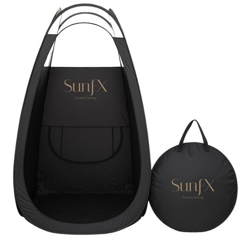 SunFX Professional Pop Up Tent | Sunless Tanning Booth for Home or Salon Use with Carrying Bag