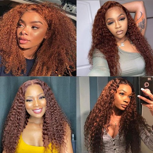 Giginger Bundles Human Hair 20 22 24 Inch Color 30 Light Brown Jerry Curly Wave Bundles Human Hair Unprocessed Quick Weave Soft Sewn In Hair Extensions for Black Women