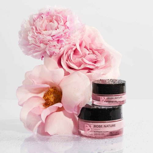 ANNEMARIE BÖRLIND ROSE NATURE Cooling Spa Eye Cream-Gel (0.50 Fl Oz) - Plumps up wrinkles caused by tiredness, PR3 rose complex reduces the effects of blue light, vegan