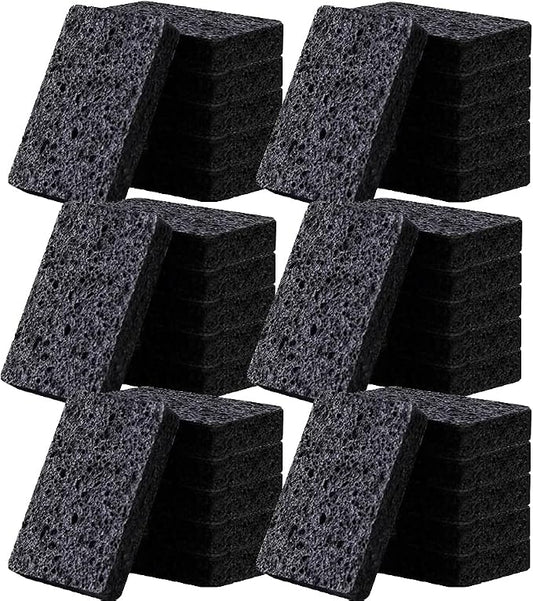 36 - Pack Non-Scratch Scrub Sponges - Sponges for Dishes and Washing Dishes, Cleaning Sponges for Kitchen Home and More(Black