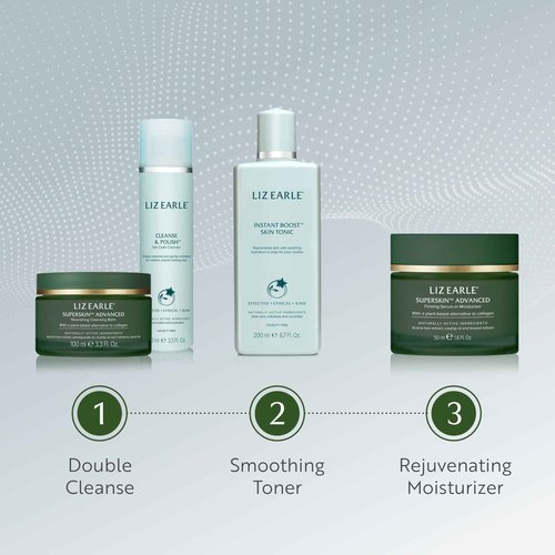 Liz Earle Superskin Advanced Firming Serum Face Moisturizer - Anti Aging Facial Firming Cream & Serum - Helps Reduce the Appearance of Fine Lines & Wrinkles (50ml)