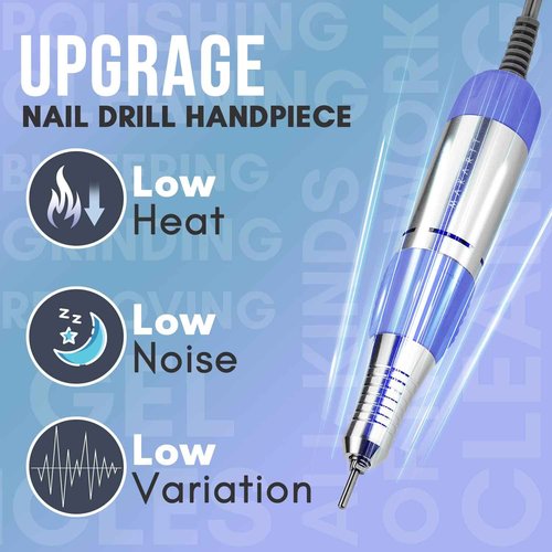 Makartt Nail Tool Sterilizer Bundle with Nail Drill Electric Nail File JD700 Nail Drills