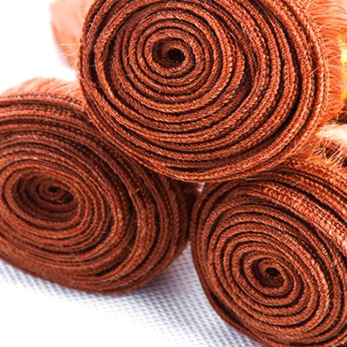 Giginger Brazilian Human Hair Bundles 20 22 24 inch Orange Jerry Curly Bundles 350 Color Human Hair Ginger Orange Unprocessed Virgin Quick Weave Hair for Black Women