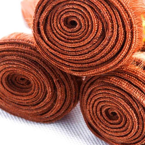 Giginger Brazilian Human Hair Bundles 24 26 28 inch Orange Jerry Curly Bundles 350 Color Human Hair Ginger Orange Unprocessed Virgin Quick Weave Hair for Black Women
