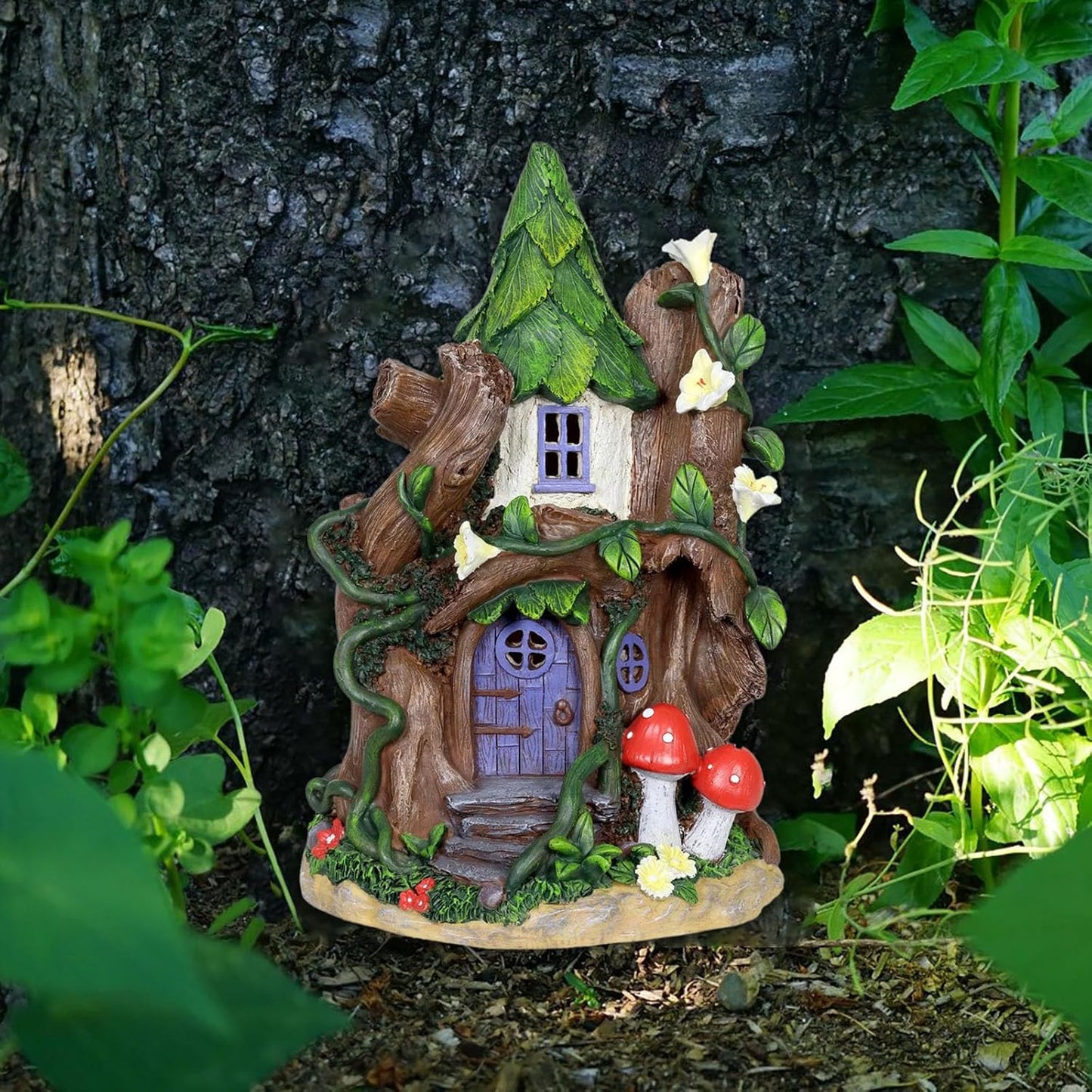 ONEST 8 Pieces Miniature Fairy Garden Accessories Small Fairy Figurines Hand Painted Fairies Figures for Car Decor Garden Flower Pot Birthday Cake Topper